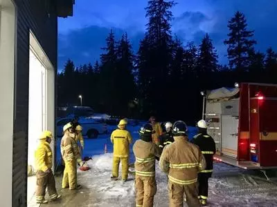 Fire Fighters on-site